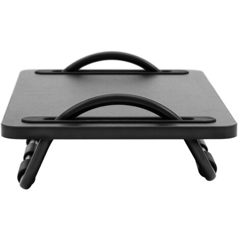 Foot rest Desk foot rest steel / plastic / chipboard / felt black 30 kg