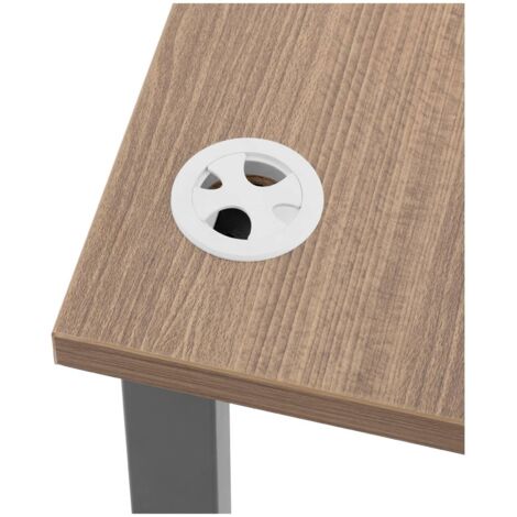 Office Desk Computer Desk Computer Table Work Desk Office 120x60 cm Brown/Grey