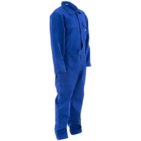 Welding Overalls Welding Boiler Suit Workman Coverall Blue Size XL