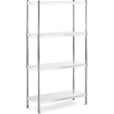 Metall-Gastronomie-Lagerregal bis 200 kg 100 x 40 x 180 cm