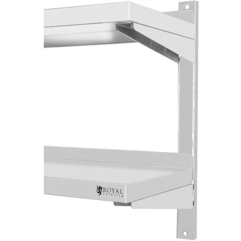 Stainless Steel Wall Shelf Commercial Kitchen Shelf 140x30cm 35kg