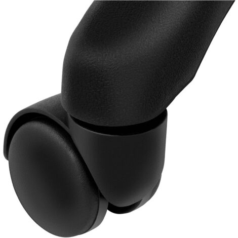 Work Stool Rolling Swivel Stool Padded Pvc Seat Adjustable Height Cappuccino