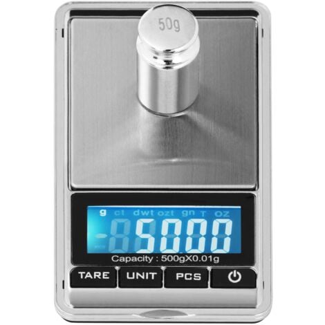Digital Pocket Scale Mini Scale Gram Scale 500g Accuracy 0.05g/200g 62x54mm Case