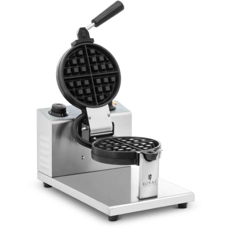 Round Waffle Maker Waffle Iron Professional Stainless Steel 1200W