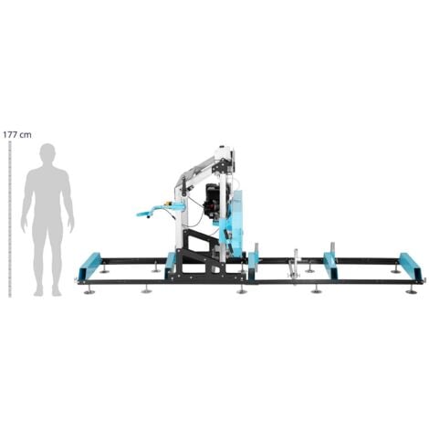Petrol log bandsaw - 4 x 0.9 m installation dimension - 7500 W / 9 HP Log band