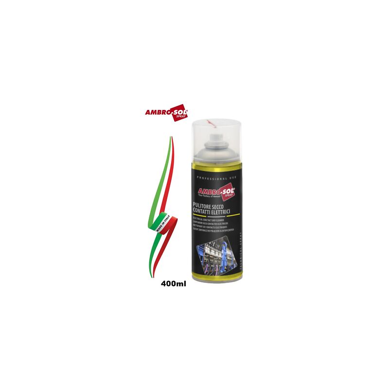 PULITORE SECCO SPRAY PER CONTATTI ELETTRICI ELETTRONICI ELETTROMAGNETICI  400ml