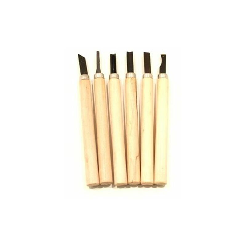 Set 6 Sgorbie Per Legno