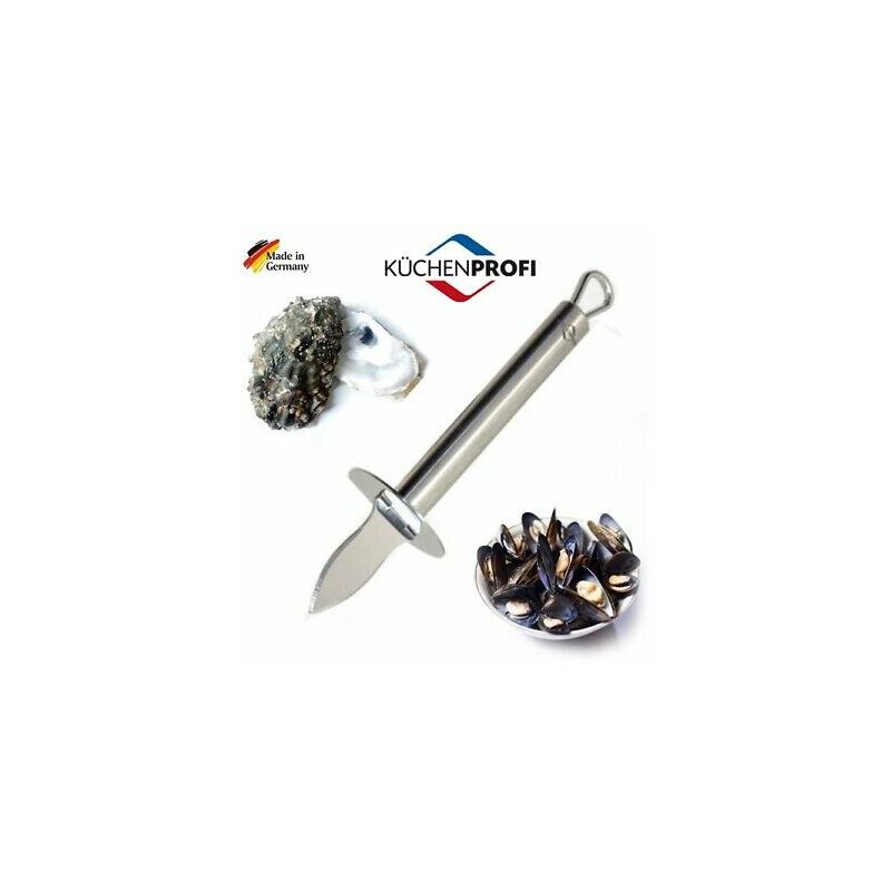 COLTELLO PER OSTRICHE COZZE VONGOLE FRUTTI DI MARE RISTORANTE LAMA ACCIAIO  INOX