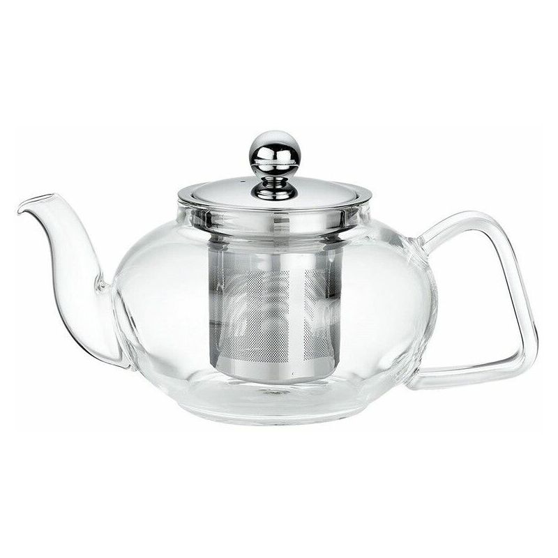 Teiera 400 ml con infusore in vetro borosilicato