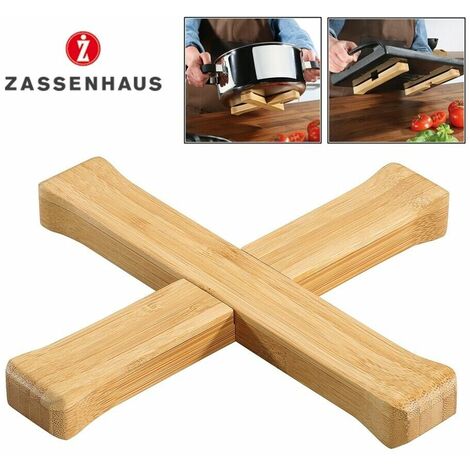 SOTTOPENTOLA MAGNETICO SCOMPONIBILE IN LEGNO DI BAMBU ZASSENHAUS GERMANY