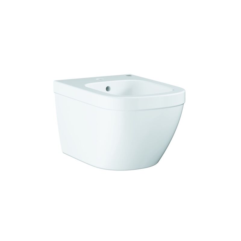 Bidé de pared cerámico Grohe Euro (con rebosadero, 1 orificio para ...