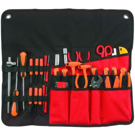 Bolsa enrollable para herramientas Plano TechLines con asa (bolsa de poliéster, enrollable, para herramientas, 220x40x100 mm, bolsa para herramientas) 488355