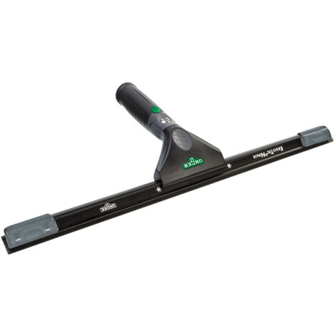 Limpiacristales UNGER ErgoTec Ninja 40° (ancho 35 cm, mango ergonómico, con goma blanda, dos posiciones de goma, limpiacristales con función giratoria) EN350