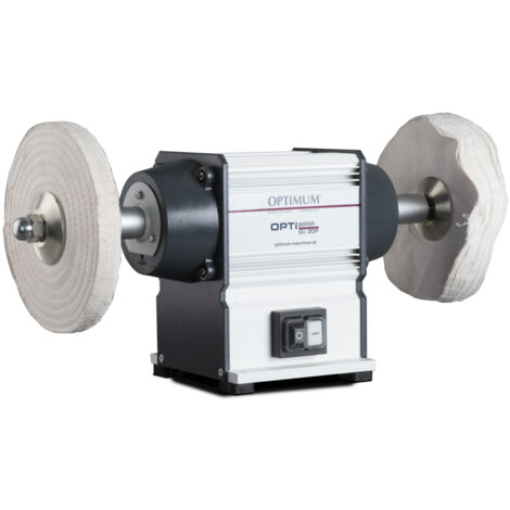 Máquina pulidora Striker Optimum OPTIpolish GU 20P (para metal, motor sin mantenimiento de 0,6 kW, 2 discos de pulido) 3101540