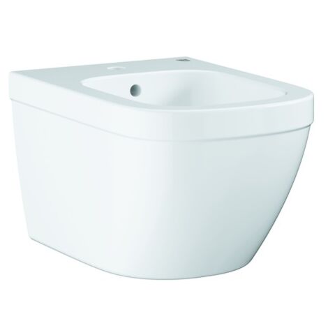 Bidé de pared cerámico Grohe Euro (con rebosadero, 1 orificio para ...