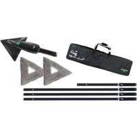Limpiador de ventanas Unger Stingray Set 450 OS (para superficies lisas + ventanas, incluido dispositivo de mano, varillas, almohadillas de limpieza, bolsa) SRKOH