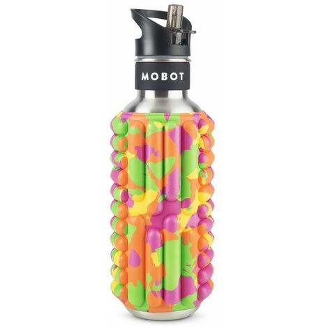 Borraccia multi color Camo Juicy foam roller 0,7 litri (1/4)