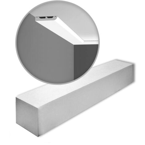 Riel para cuadros multifuncional - Orac Decor - L200xP1,3xH7,5cm - Caja completa 68 metros - SX183