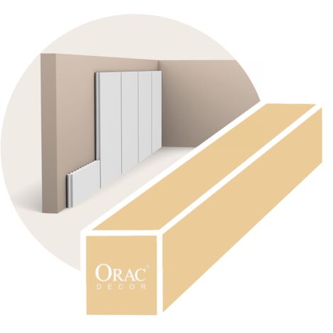Paquete de 4 metros Perfil de base elegante, actúa como cuerpo para el revestimiento PX147