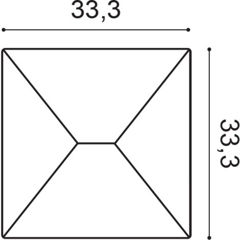 Pannello a parete 3D ENVELOP à combiner à l'infini W106