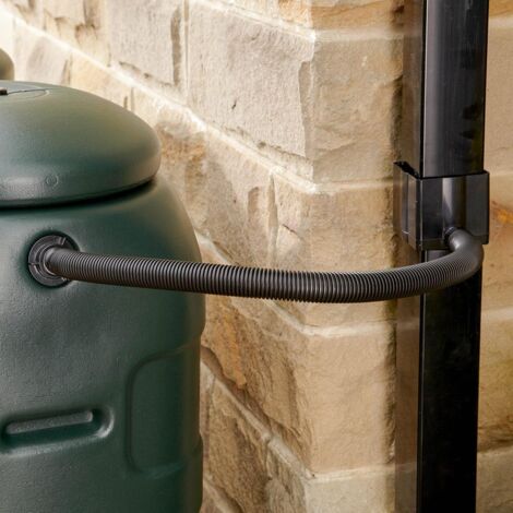 Water Butt Rainwater Diverter Kit for 68mm & 65mm Downpipes