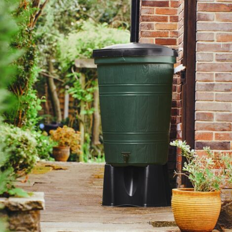 200L Garden Lake Water Butt With Stand And Diverter