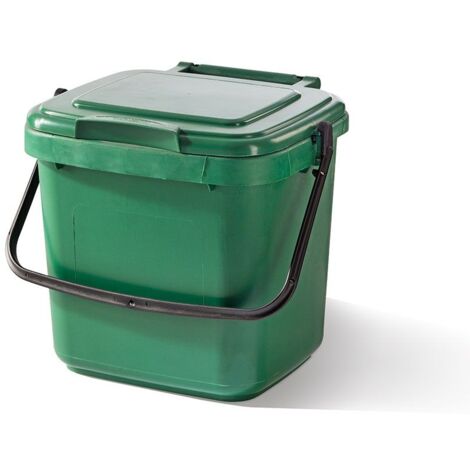 Recycled Plastic 7ltr Green Kitchen Caddy (1/2)