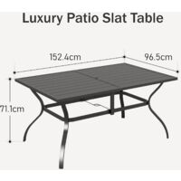 PHI VILLA 2in1 80×80×74,5cm Gartentisch Esstisch  Produktbild-Vorschau 12
