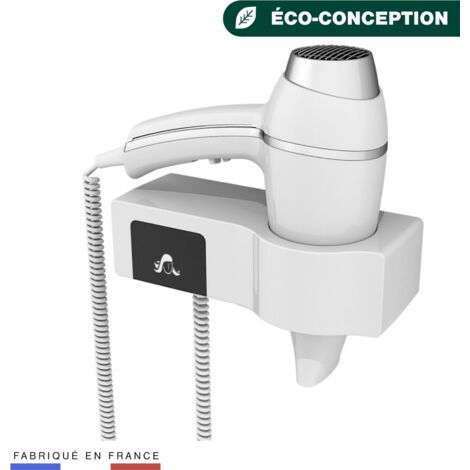 JVD - Sèche-Cheveux Alteo blanc + support base - Matériel professionnel