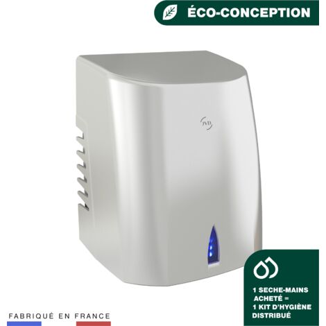 JVD - Sèche-Mains Copt'Air S chauffant Gris - Matériel professionnel