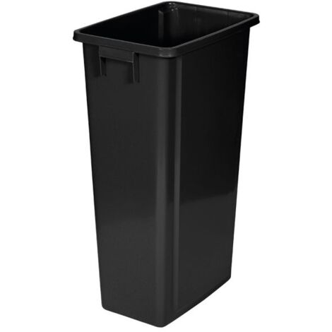 JVD - COLLECTEUR 80L noir 50% plastique recyclé - Matériel professionnel