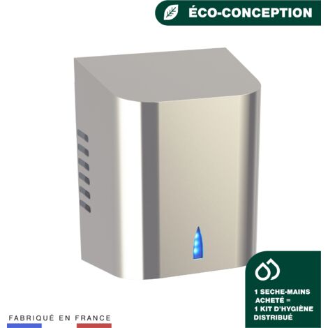 JVD - Sèche-Mains Copt'Air S chauffant Inox - Matériel professionnel