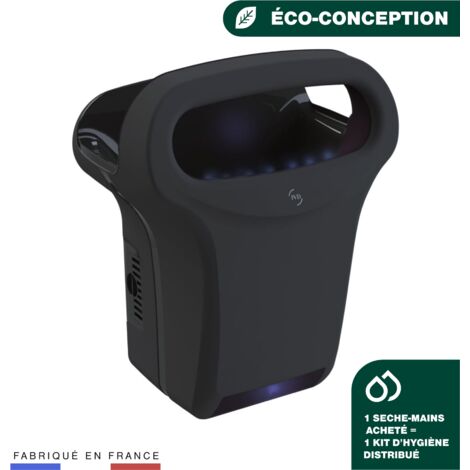 JVD - Sèche-Mains Exp'Air noir - Matériel professionnel