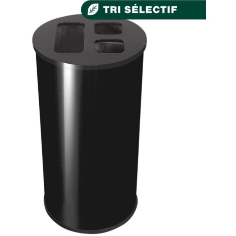 JVD - Collecteur 60L noir 3 bacs - Matériel professionnel (1/4)