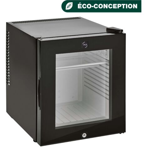 JVD – Minibar TA 40L à porte vitrée – Réfrigérateur à thermo-absorption – 55 cm de hauteur – 40 cm de largeur – 100 % silencieux (1/10)