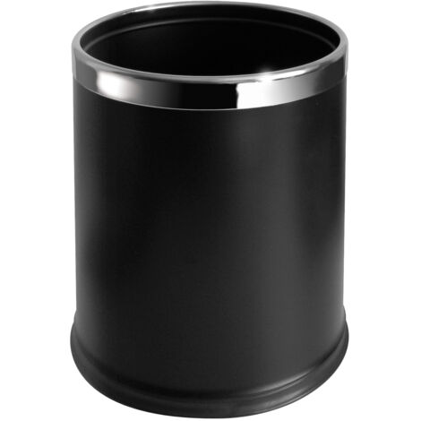 JVD - CORBEILLE ronde 10L noire double paroi - Matériel professionnel (1/2)