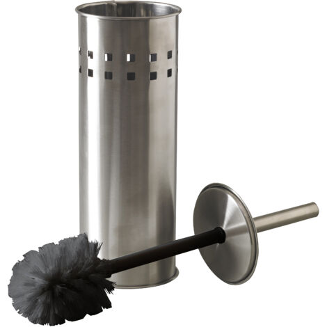 Porte balayette wc a poser inox brosse - JVD 899796 - abattant WC - JVD (1/3)
