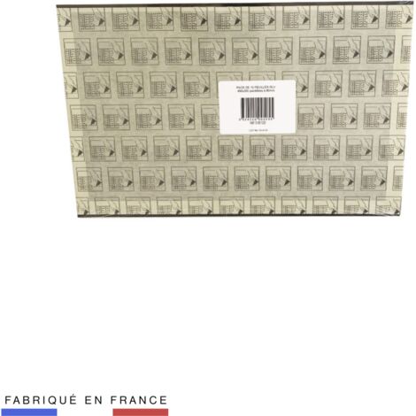 JVD - Pack 10 Feuilles glue noire aux dimensions 460x295mm. - Matériel professionnel (1/2)