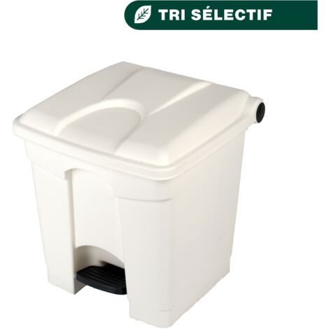JVD - Container 30L blanc couvercle blanc - Matériel professionnel (1/3)
