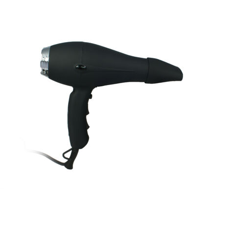 JVD - Sèche-Cheveux IBIZA pistolet noir mat VDE plug - Matériel professionnel