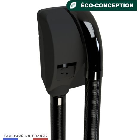 JVD - Sèche-Cheveux CARAÃBE Prise Rasoir noir mat - Matériel professionnel (1/2)
