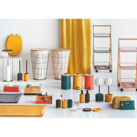 5five Zahnbürstendose Tribecart Schwarz - Stylischer Becherhalter Fürs Badezimmer