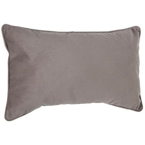Kissen Lilou Samteffekt 30 x 50 cm Atmosphera - Taupe (1/2)