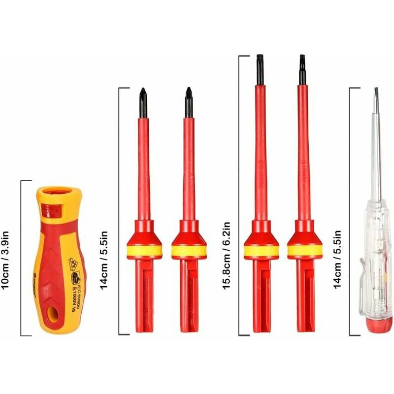 Ensemble de Tournevis Électricien Isolés 13pcs 1000V Geevorks