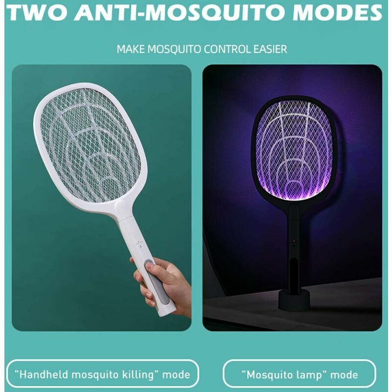 RAQUETTE ELECTRIQUE ANTI-INSECTES RECHARGEABLE - La Réponse Médicale