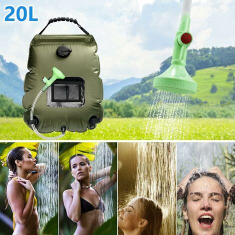 Monzana Douche de jardin solaire 35 L Douche solaire Douche Camping Piscine  Plage Spa Sauna