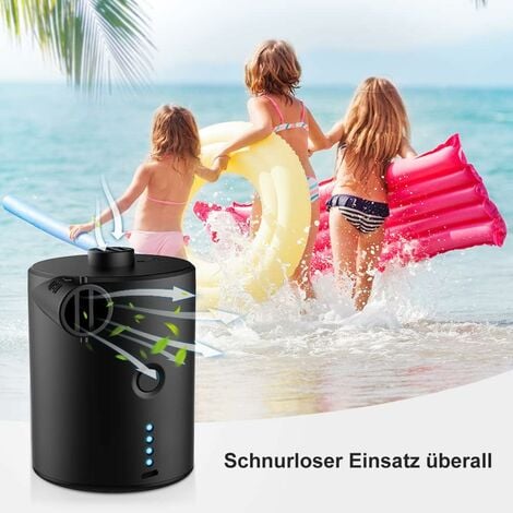 Pompe Gonflable Portable, Mini Pompe Gonflable, Pompe à Batterie  Rechargeable de 4000mAh (pour Les piscines pour Enfants), Mini Pompe à  Coussin d'air