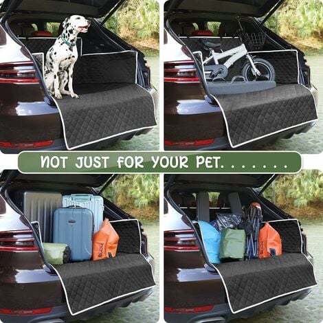 Housse de protection de coffre de voiture pour voiture universelle et tapis  de coffre de chien SUV Housse de voiture imperméable et antidérapante