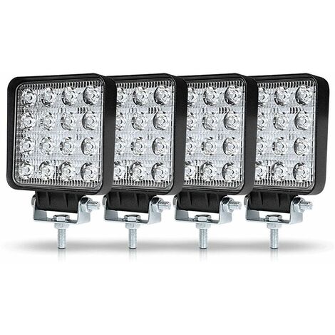 Phares De Travail De Voiture Pour Camion SUV 5 Modes Lampe Spot  Tout-terrain LED Étanche Lumières De Voitures Blanc Jaune - Temu Belgium