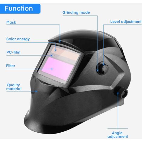 Casque De Soudure Auto-obscurcissant Pro – Protection Automatique Pour Vos Yeux, Confort Longue Durée - 5